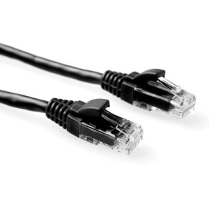 ACT IS8900 câble de réseau Noir 0,5 m Cat6 U/UTP (UTP) | JDB-Info