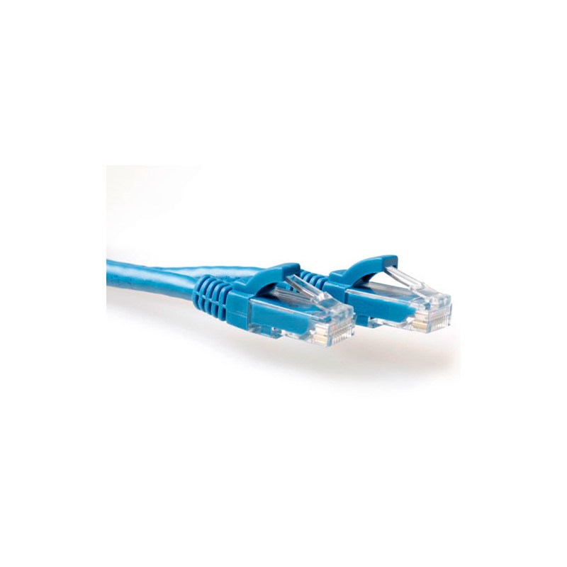ACT IS8601 câble de réseau Bleu 1 m Cat6 U/UTP (UTP) | JDB-Info