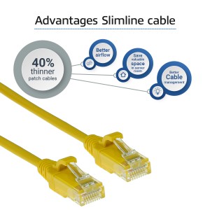 ACT DC9801 câble de réseau Jaune 1 m Cat6 U/UTP (UTP) | JDB-Info