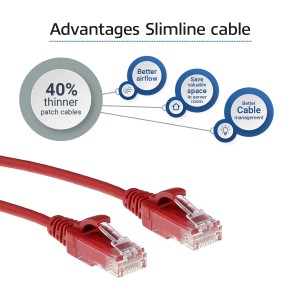 ACT DC9500 câble de réseau Rouge 0,5 m Cat6 U/UTP (UTP) | JDB-Info