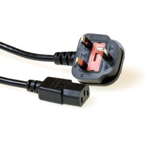 ACT AK5442 câble électrique Noir 1,8 m Prise d'alimentation | JDB-Info