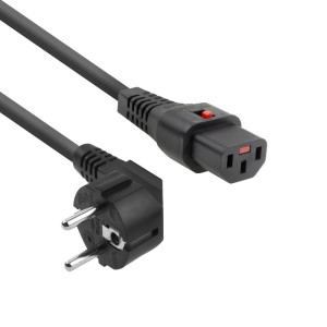 ACT AK5220 câble électrique Noir 5 m CEE7/7 Coupleur C13 | JDB-Info