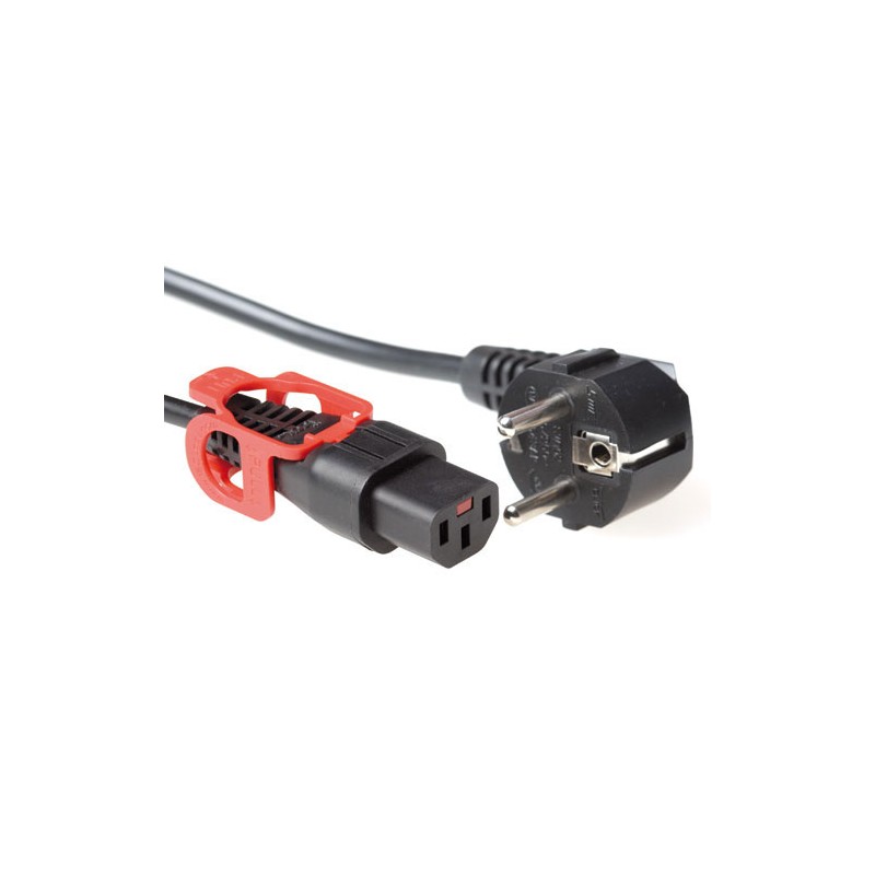 ACT AK5151 câble électrique Noir 2 m CEE7/7 Coupleur C13 | JDB-Info