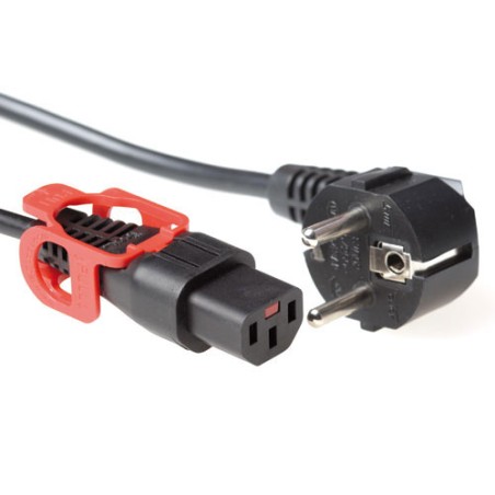 ACT AK5151 câble électrique Noir 2 m CEE7/7 Coupleur C13 | JDB-Info