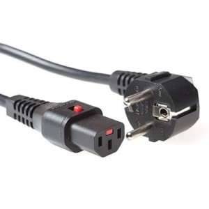 ACT AK5057 câble électrique Noir 1 m CEE7/7 IEC C13 | JDB-Info