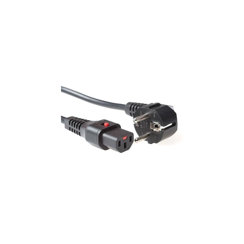 ACT AK5057 câble électrique Noir 1 m CEE7/7 IEC C13 | JDB-Info