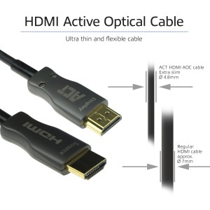 ACT AK3932 câble HDMI 20 m HDMI Type A (Standard) Noir | JDB-Info
