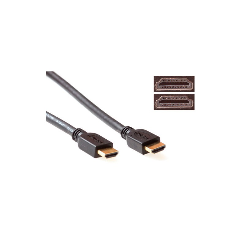 ACT AK3790 câble HDMI 1 m HDMI Type A (Standard) Noir | JDB-Info