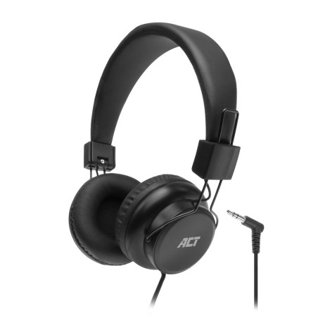 ACT AC9300 casque Casques Avec fil Arceau Musique Noir | JDB-Info
