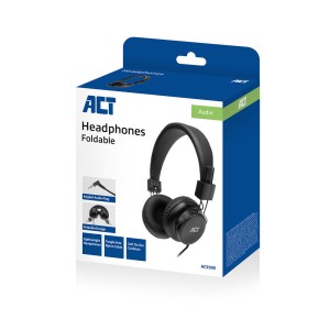 ACT AC9300 casque Casques Avec fil Arceau Musique Noir | JDB-Info