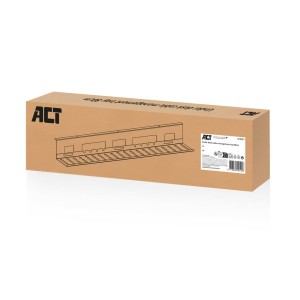 ACT AC8381 chemin de câble 0° Support de câble droit Noir | JDB-Info