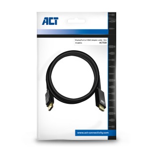 ACT AC7550 câble vidéo et adaptateur 1,8 m DisplayPort HDMI | JDB-Info