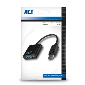 ACT AC7515 câble vidéo et adaptateur 0,15 m DisplayPort VGA | JDB-Info