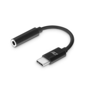 ACT AC7380 câble audio 0,11 m 3,5mm USB Type-C Noir | JDB-Info