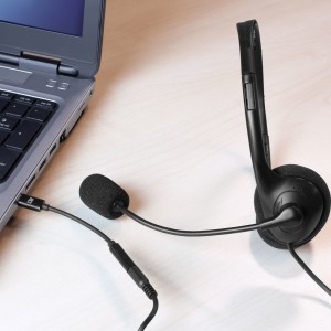 ACT AC7380 câble audio 0,11 m 3,5mm USB Type-C Noir | JDB-Info