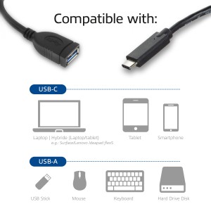 ACT AC7340 câble USB USB 3.2 Gen 1 (3.1 Gen 1) 0,2 m USB C | JDB-Info