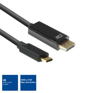 ACT AC7325 câble vidéo et adaptateur 2 m USB Type-C Display | JDB-Info