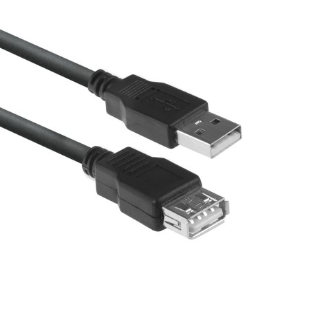 ACT AC3040 câble USB USB 2.0 1,8 m USB A 0,48 Gbit/s Noir | JDB-Info