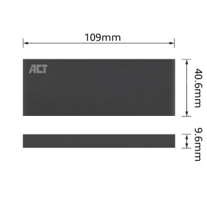 ACT AC1600 Boîtier de disques de stockage Enceinte ssd Noir | JDB-Info