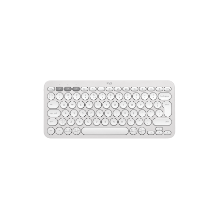 LOGITECH Pebble Keys 2 K380s - TONAL WHITE - (US) INTL - BT - N/A - INTNL-973 - UNIVERSAL