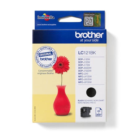 Brother LC121BK cartouche d'encre 1 pièce(s) Original | JDB-Info