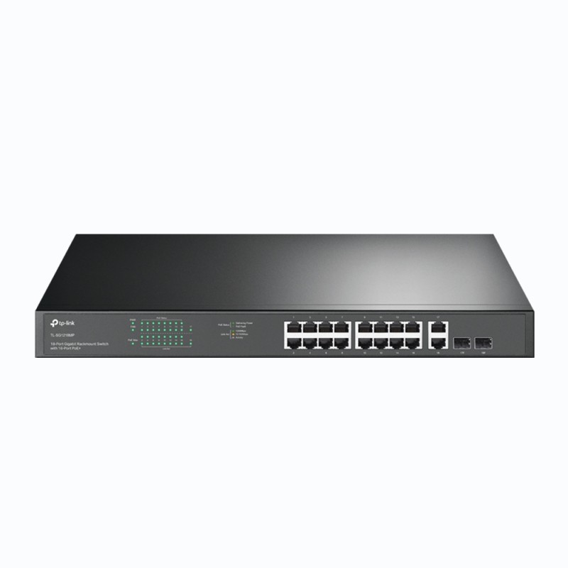 TP-Link TL-SG1218MP commutateur réseau Non-géré Gigabit Eth | JDB-Info