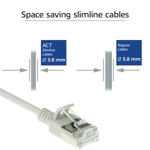 ACT DC7002 câble de réseau Gris 2 m Cat6a U/FTP (STP) | JDB-Info