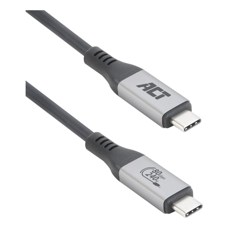 ACT AC7452 câble USB USB4 Gen 4x2 1,5 m USB C 80 Gbit/s Noi | JDB-Info