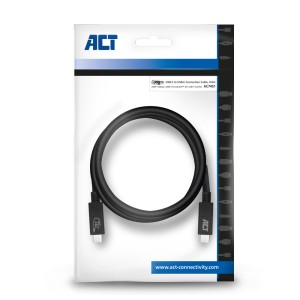 ACT AC7451 câble USB USB4 Gen 3x2 0,8 m USB C 40 Gbit/s Noi | JDB-Info