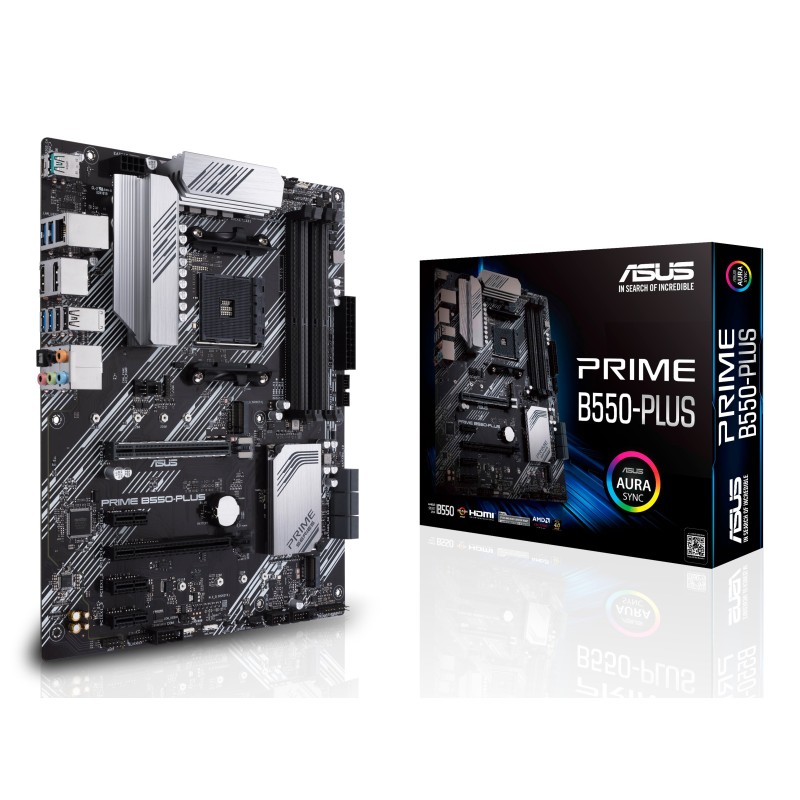 ASUS PRIME B550-PLUS AMD B550 Emplacement AM4 ATX | JDB-Info