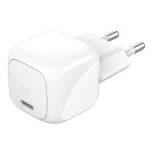 BELKIN 30W USB PD Wall Charger with PPS WHT w/1m C-C