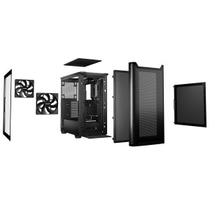 be quiet! PURE BASE 501 Airflow Window Black Midi Tower | JDB-Info