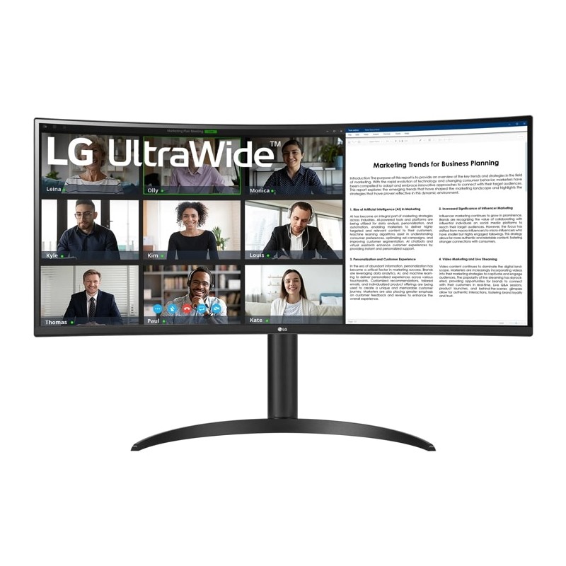 LG 34WR55QK-B écran plat de PC 86,4 cm (34") 3440 x 1440 pi | JDB-Info