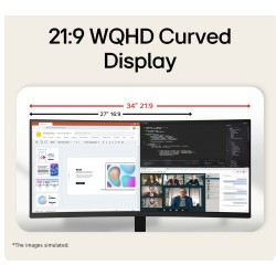 LG 34U601B-B écran plat de PC 86,4 cm (34") 3440 x 1440 pix | JDB-Info