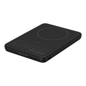 BELKIN BoostCharge 5k Qi2 15w Slim MagneticPowerbank with Magcessory Black