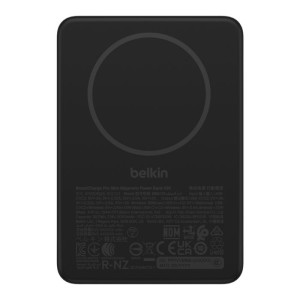 BELKIN BOOSTCHARGE 10k Qi2 15w PD20w Slim Magnetic Powerbank with Magcessory Black