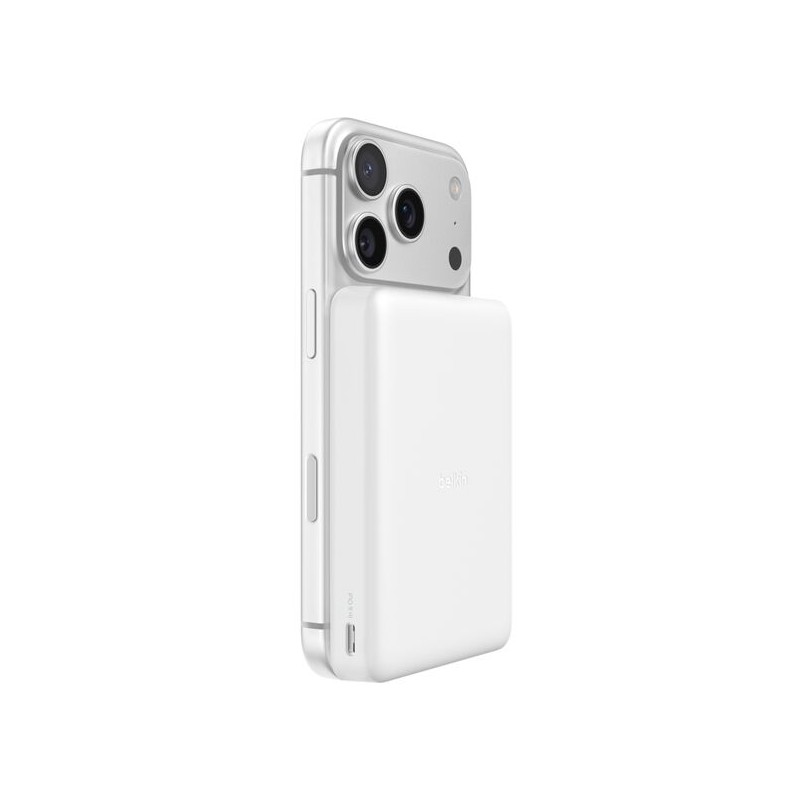 BELKIN BOOSTCHARGE 10k 7.5w Slim Magnetic Powerbank White