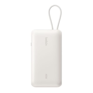BELKIN BOOSTCHARGE 20k PD45w Display PowerBank with Integrated Cable 1A1C Sand