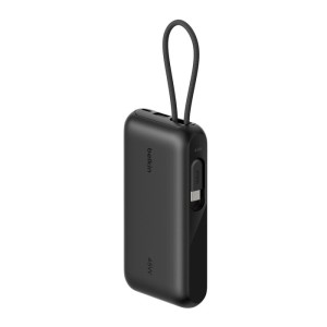 BELKIN BOOSTCHARGE 10k PD45w Display PowerBank with Integrated Cable 1A1C Black