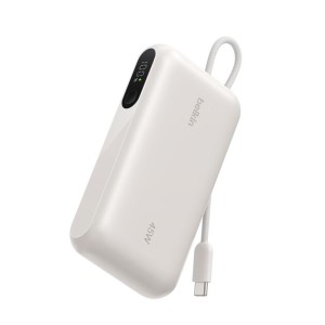 BELKIN BOOSTCHARGE 10k PD45w Display PowerBank with Integrated Cable 1A1C Sand