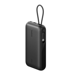 BELKIN BOOSTCHARGE 20k PD45w Display PowerBank with Integrated Cable 1A1C Black