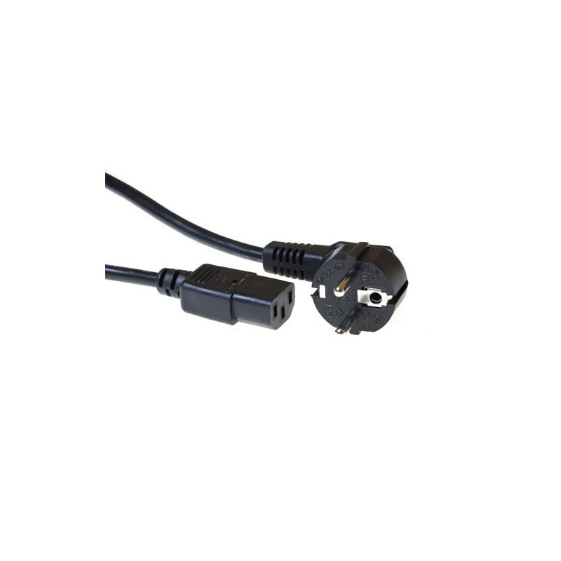 ACT AK5146 câble électrique Noir 1 m CEE7/7 Coupleur C13 | JDB-Info