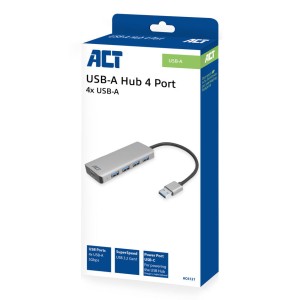 ACT AC6121 hub & concentrateur USB 3.2 Gen 1 (3.1 Gen 1) Ty | JDB-Info