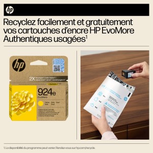 HP 924e EvoMore Yellow Original Ink Cartridge cartouche d'e | JDB-Info