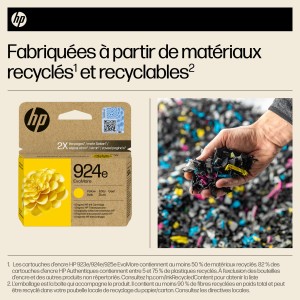 HP 924e EvoMore Yellow Original Ink Cartridge cartouche d'e | JDB-Info