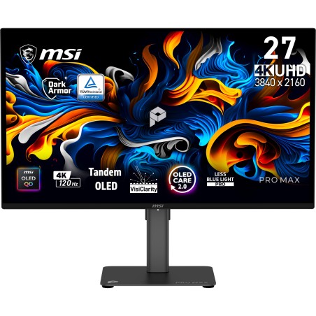 MSI Pro MAX 271UPX12G écran plat de PC 67,3 cm (26.5") 3840 | JDB-Info