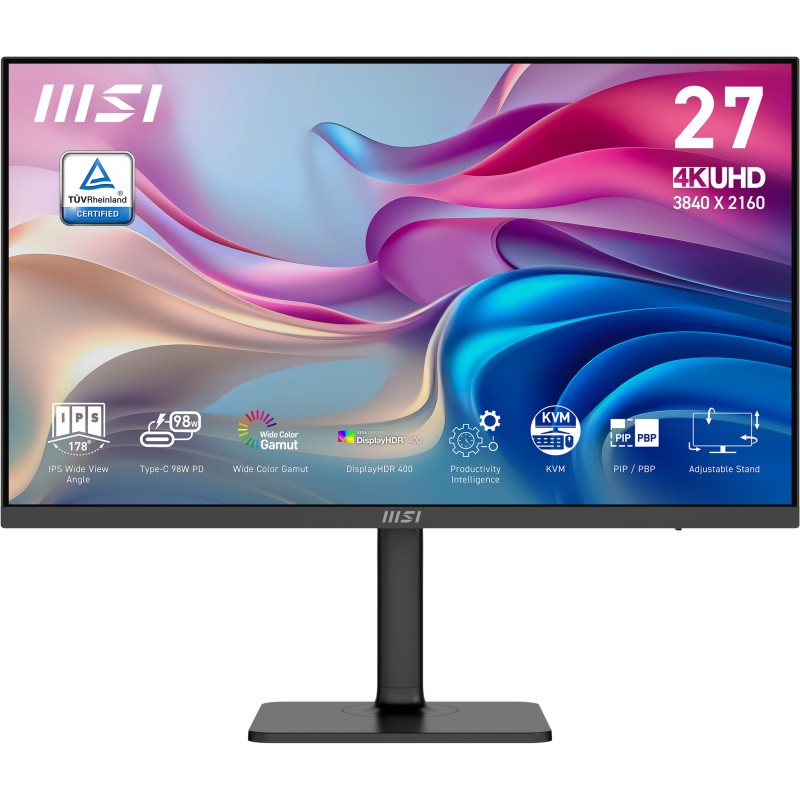 MSI Modern MD272UPHG écran plat de PC 68,6 cm (27") 3840 x | JDB-Info