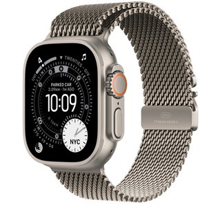 APPLE Watch Ultra 3GPS + Cellular49mmNatural Titanium Case with Natural Titanium Milanese Loop - Medium