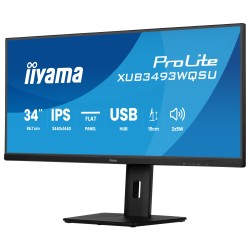 iiyama ProLite XUB3493WQSU-B6 écran plat de PC 86,4 cm (34" | JDB-Info