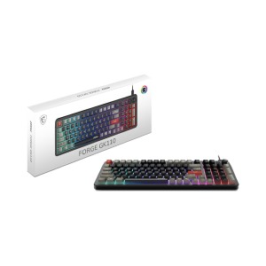 MSI FORGE GK110 clavier Gaming USB QWERTY Anglais américain | JDB-Info